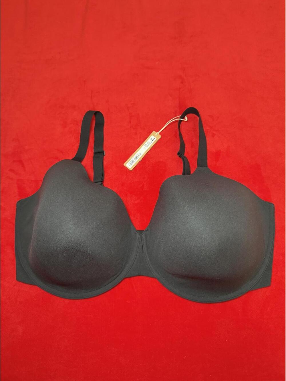 Skims Fits Everybody T Shirt Demi Bra Color ONYX Size 42DDDD